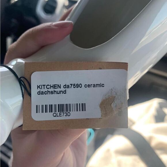 Dachshund NEW White Ceramic‎ Dish - Picture 2 of 4